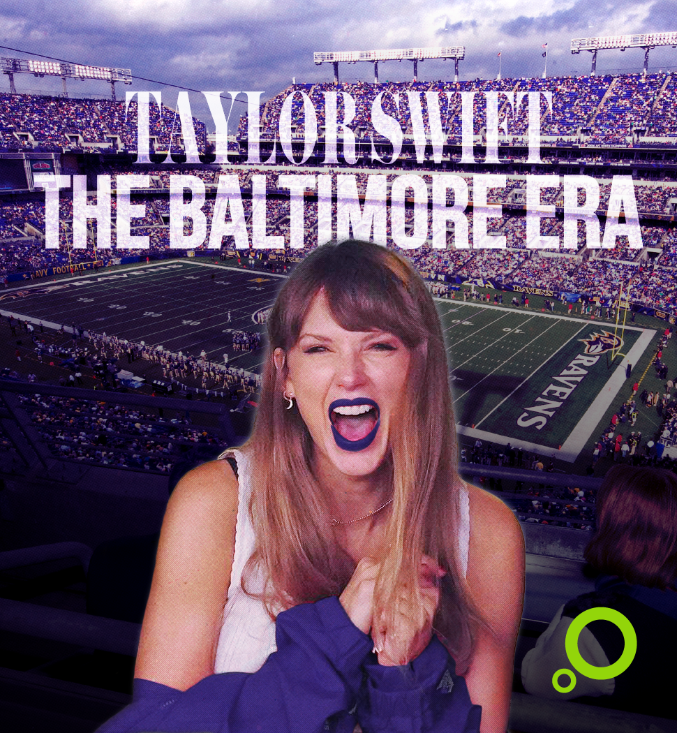 Taylor Swift: The Baltimore Era in purple at M&T Bank Stadium in Baltimore, MD
