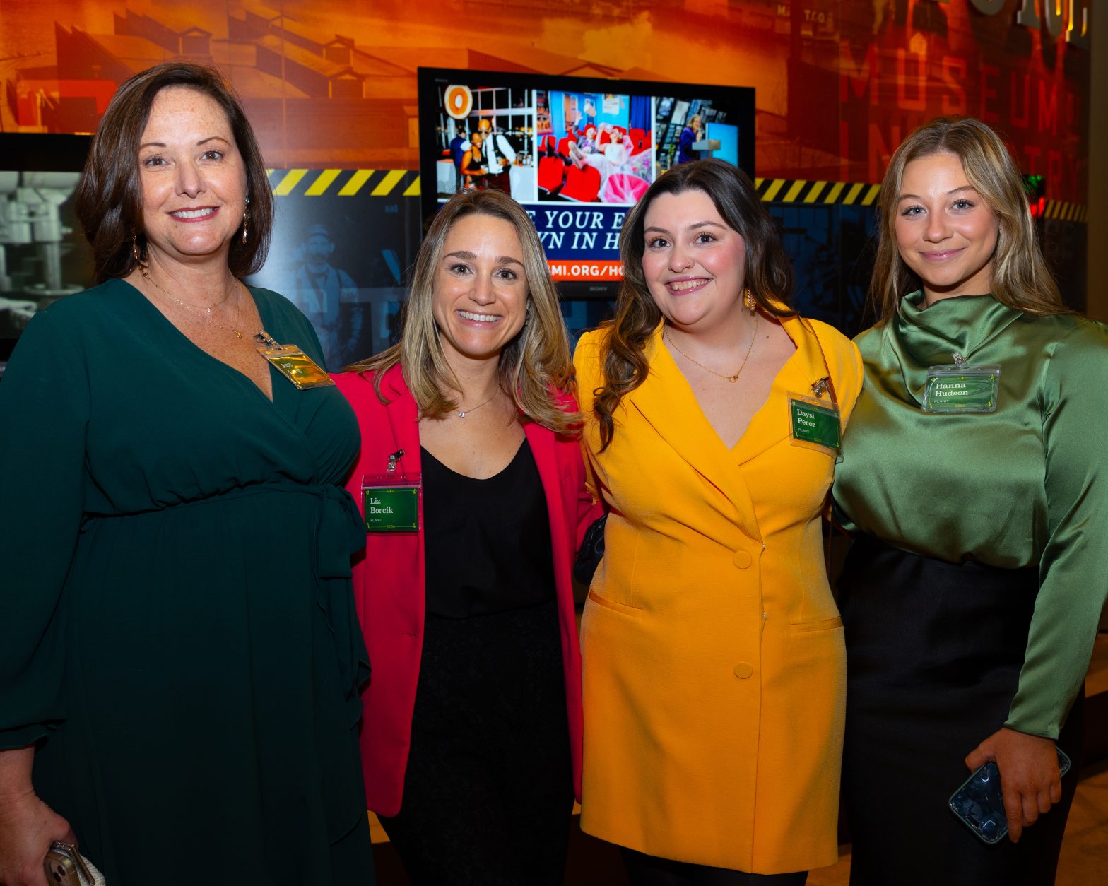 4 female Planit employees at the 2024 ADDYs Baltimore. Image: Peter Watts, The Five Arrows Media