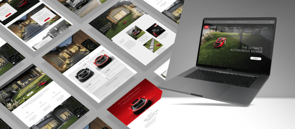Toro Smartyard Website Design
