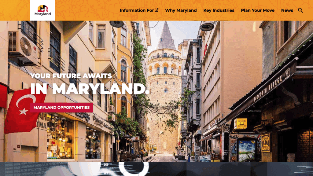 Maryland Marketing Partnership – Website Project Thumbnail