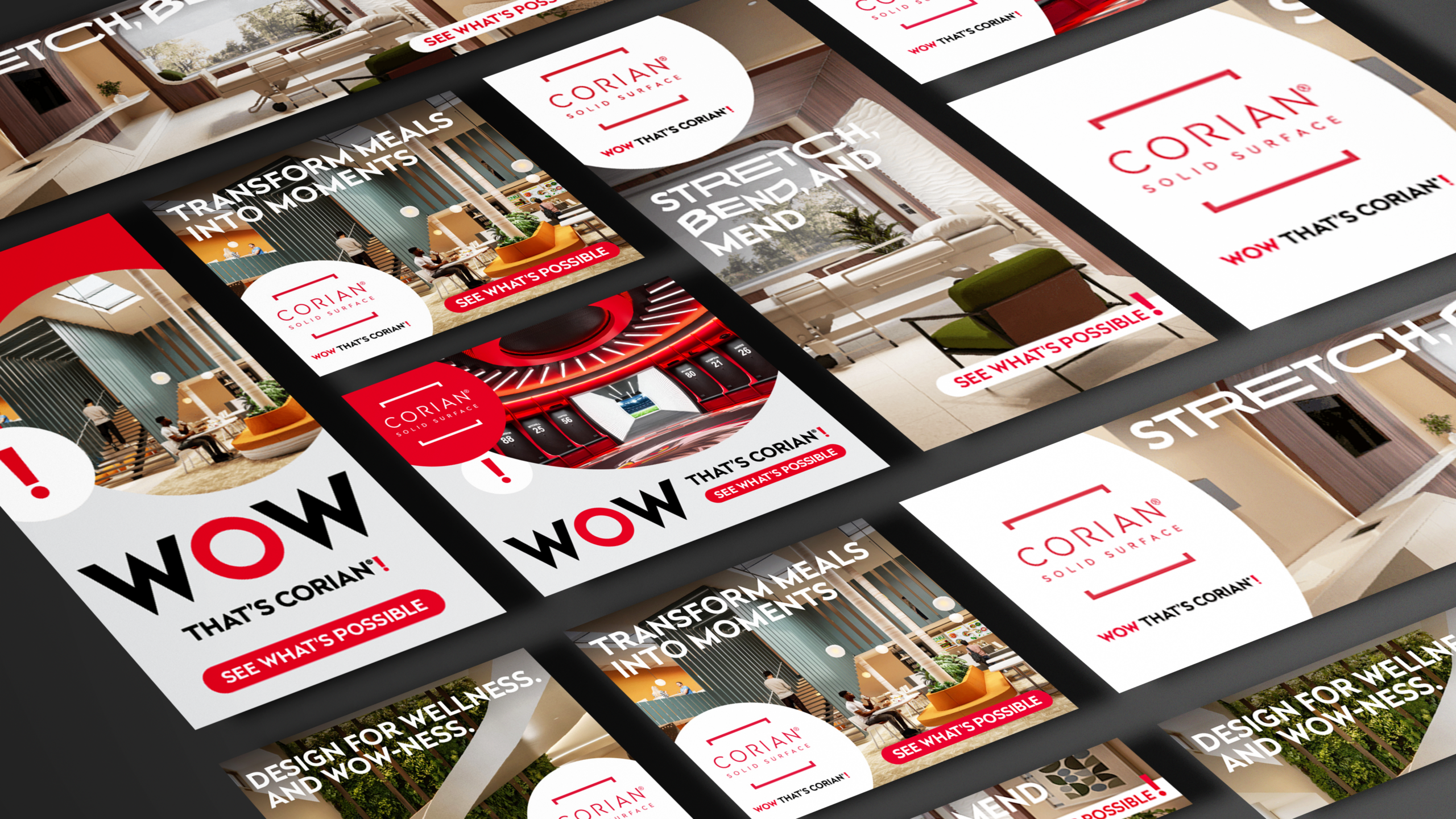 Corian Digital Banners