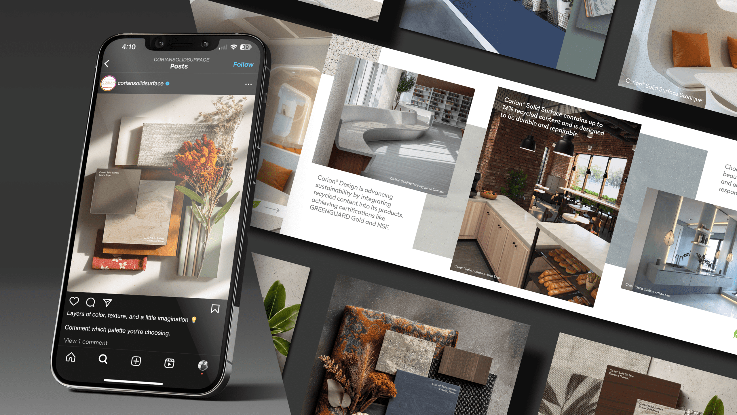 Corian Organic Social