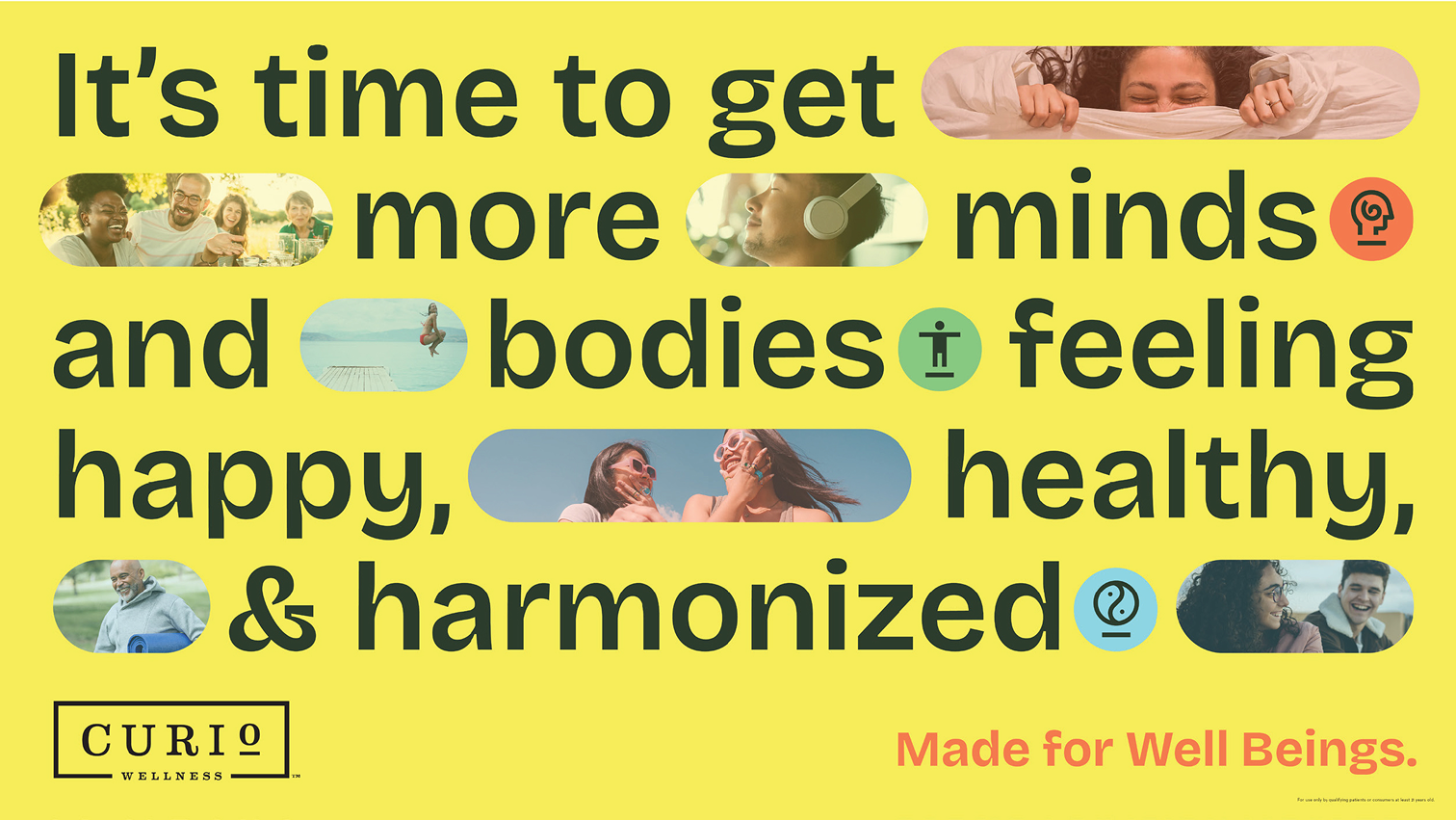 Its time to get more minds and bodies feeling happy, healthy, and harmonized